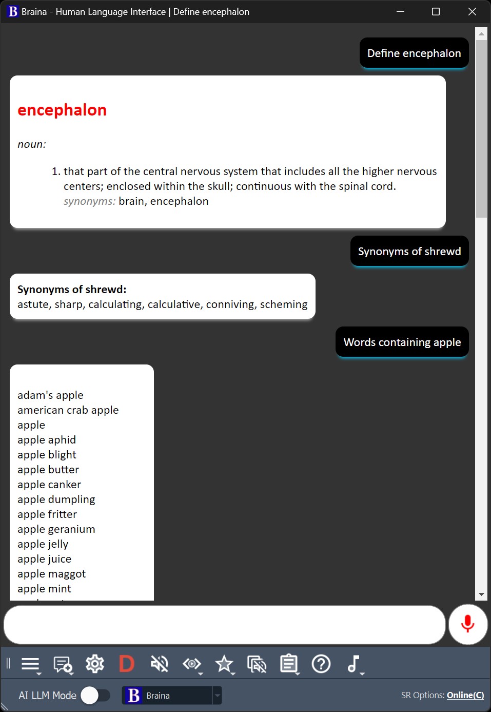 dictionary software