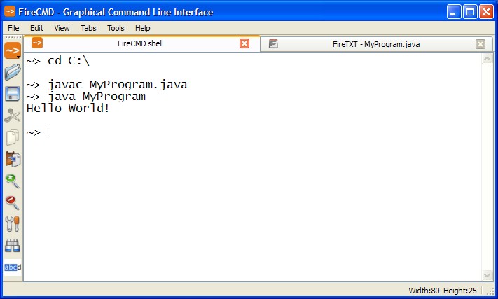 Compiling and running Java programs