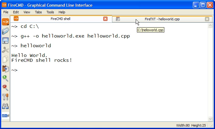 Compiling and running c++ program