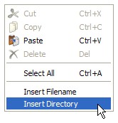 FireCMD context menu