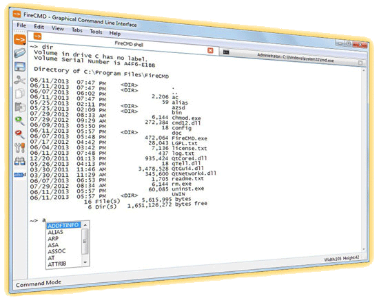 FireCMD Command Prompt